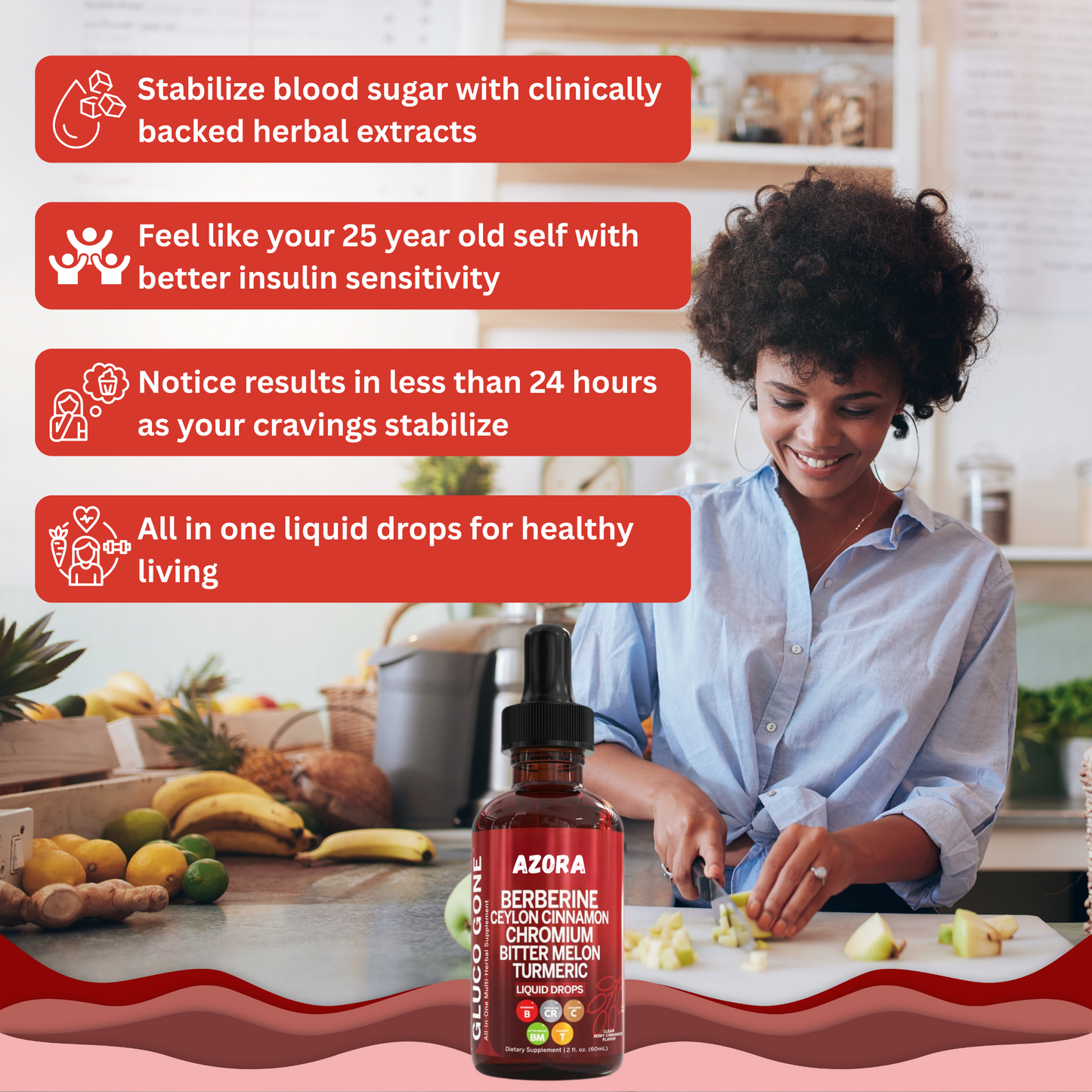 Azora Ceylon Cinnamon Berberine Liquid Drops